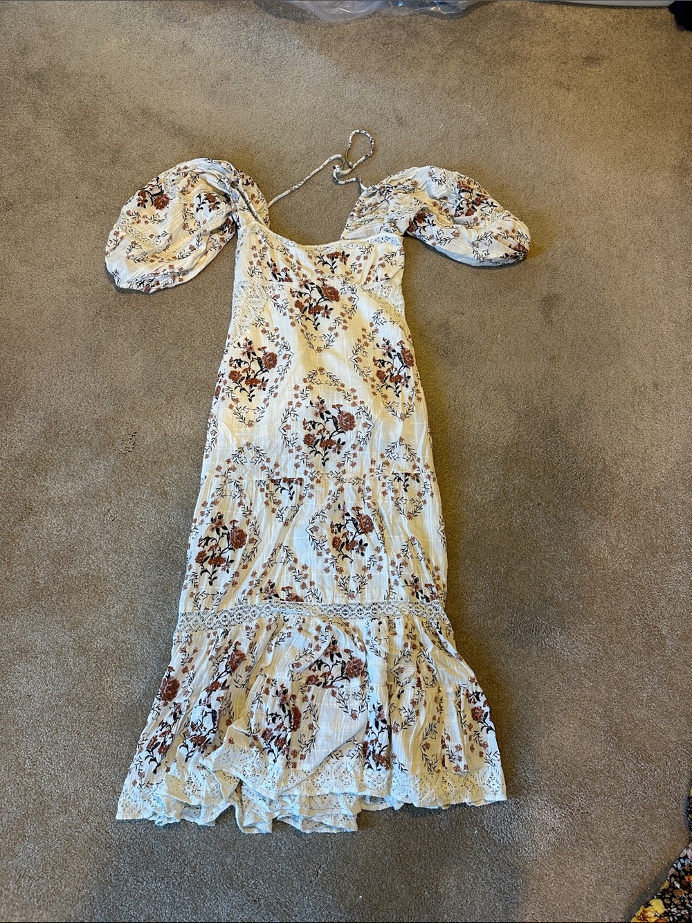 Free people floral maxi dress